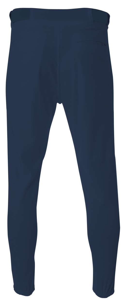  A4 Pro-Style Elastic Bottom Baseball Pant Navy L