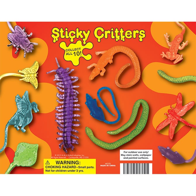 Sticky Critters Display Card