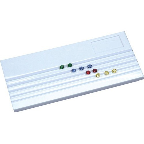 Grooved Sorting Trays In White