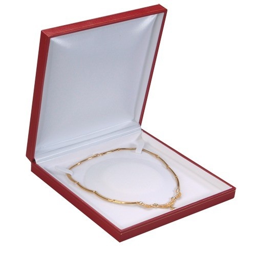 "Designer" Large Necklace Box (Case/36 In 1-Pc. Slip)