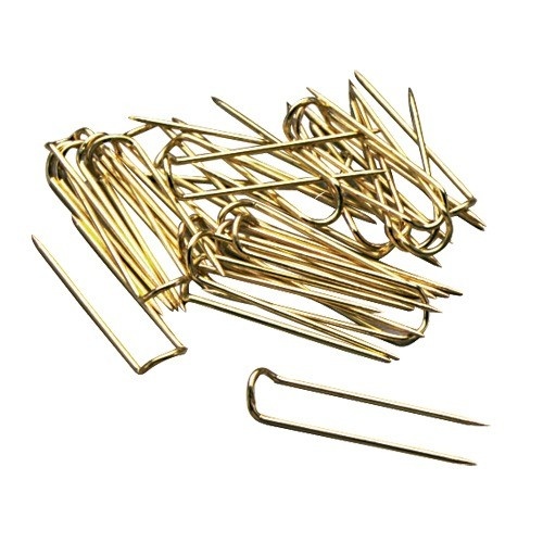 Gold-Toned U-Pins (Bx/1000)