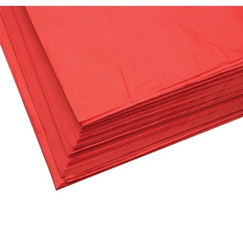Tissue Paper Sheets In Red (Pk/1,000), 100' L X 15" w