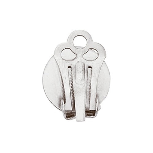 Base Metal Ear Clip - White or Yellow Metal Options