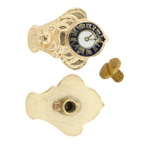 14K Yellow Masonic Emblem W/ Tube