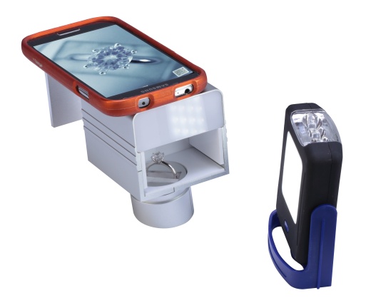 Gemnovo D-Cell Deluxe Smartphone Photo Kit in Silver