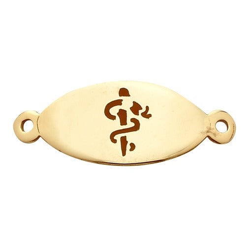 14K Yellow Health Guard, 25.3 X 10 Mm