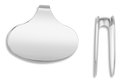 Sterling Silver Flat End Cap