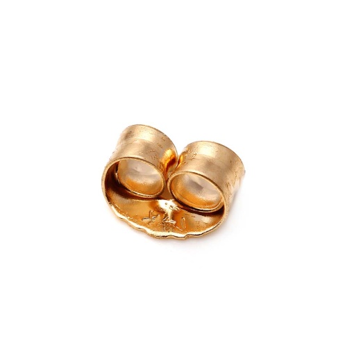 14K 4.5 X 5.15Mm Friction Earring Back - Light & Small