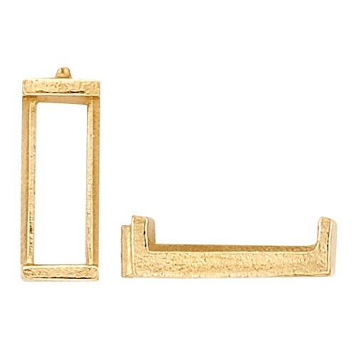 14K Yellow Straight Baguette Setting