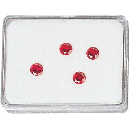 Acrylic Gem Boxes with White Flat-Foam Inserts