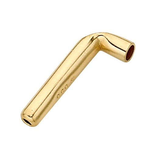18K Yellow Tuxedo Back Barrel