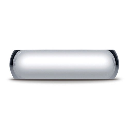 Platinum Half Round Band 6 Mm