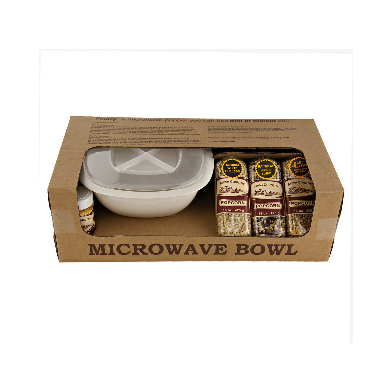 Fireworks Popcorn Microwave Gift Bowl Set