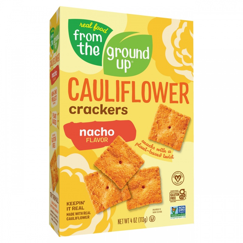 Nacho Flavored Cauliflower Crackers 6/4Oz
