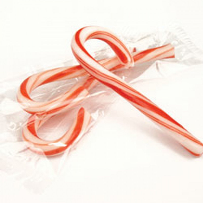 Mini Candy Canes, Wrapped 500Ct