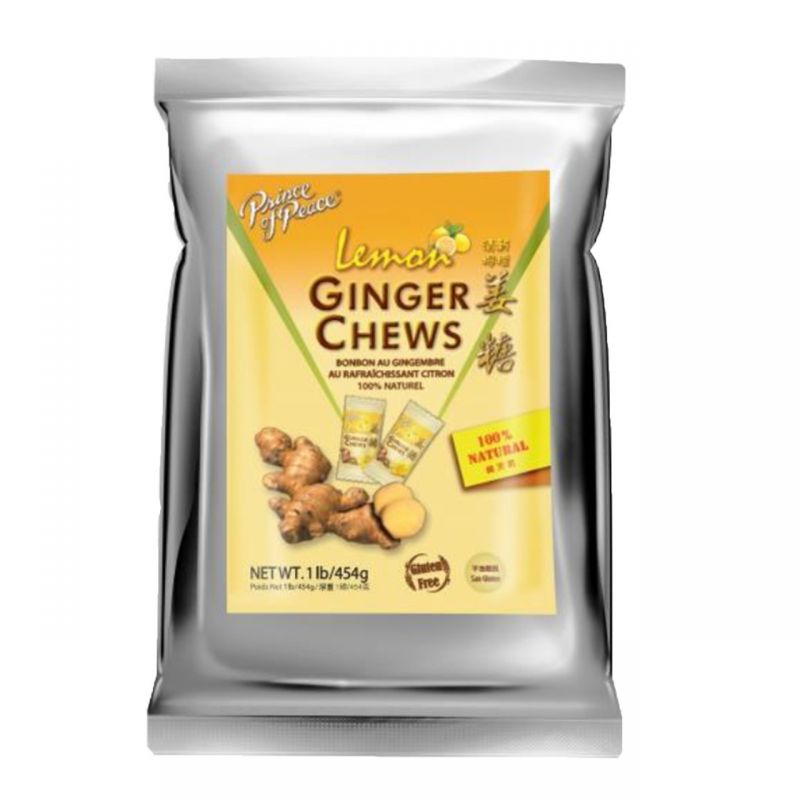 Lemon Ginger Chews 12/1Lb