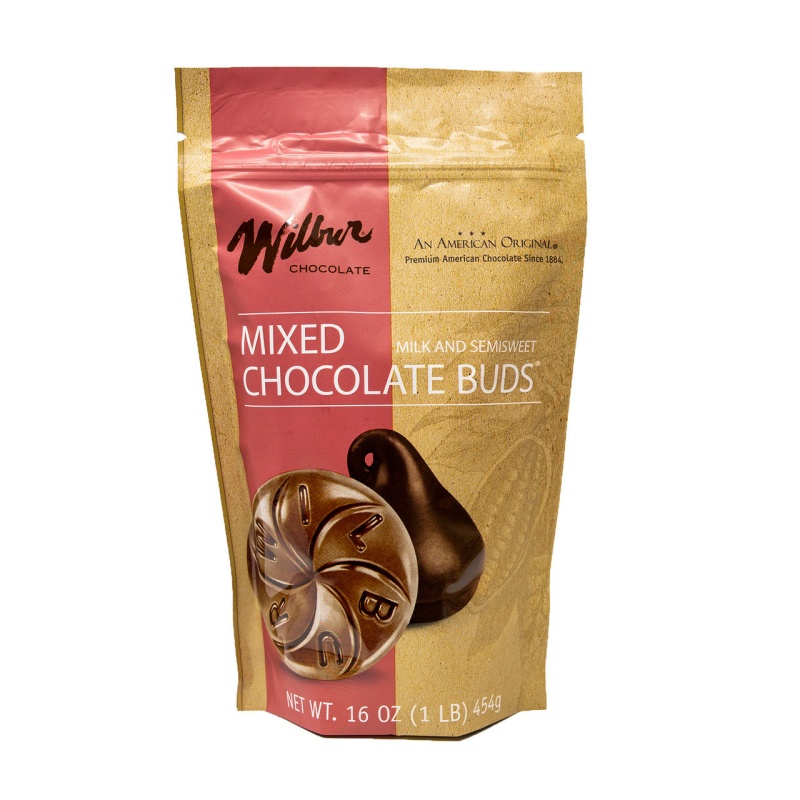 Mixed Milk & Semisweet Chocolate Buds 24/1Lb