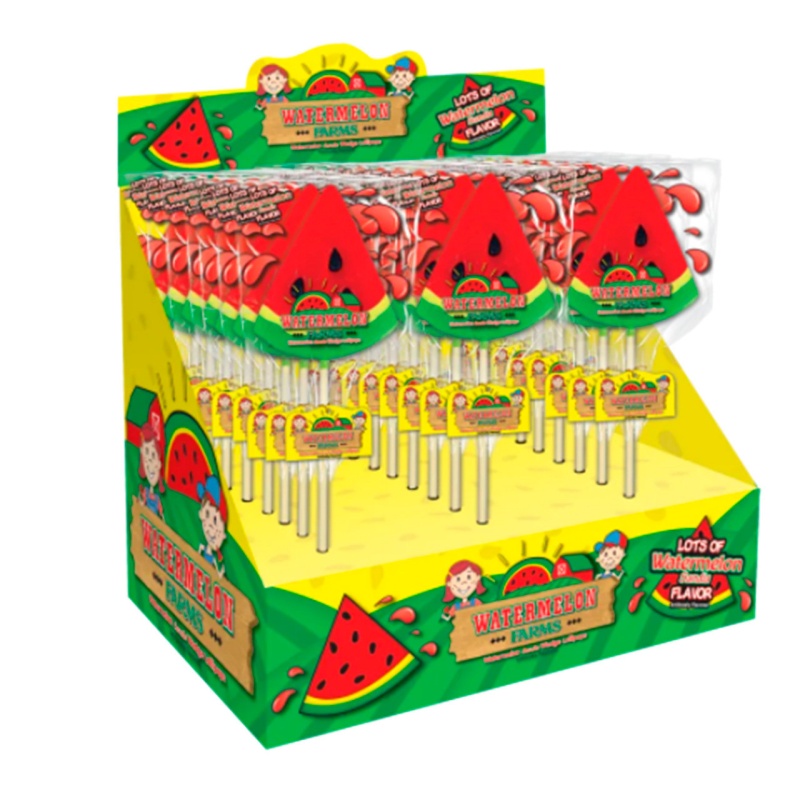 Watermelon Farms Lollipops 24Ct