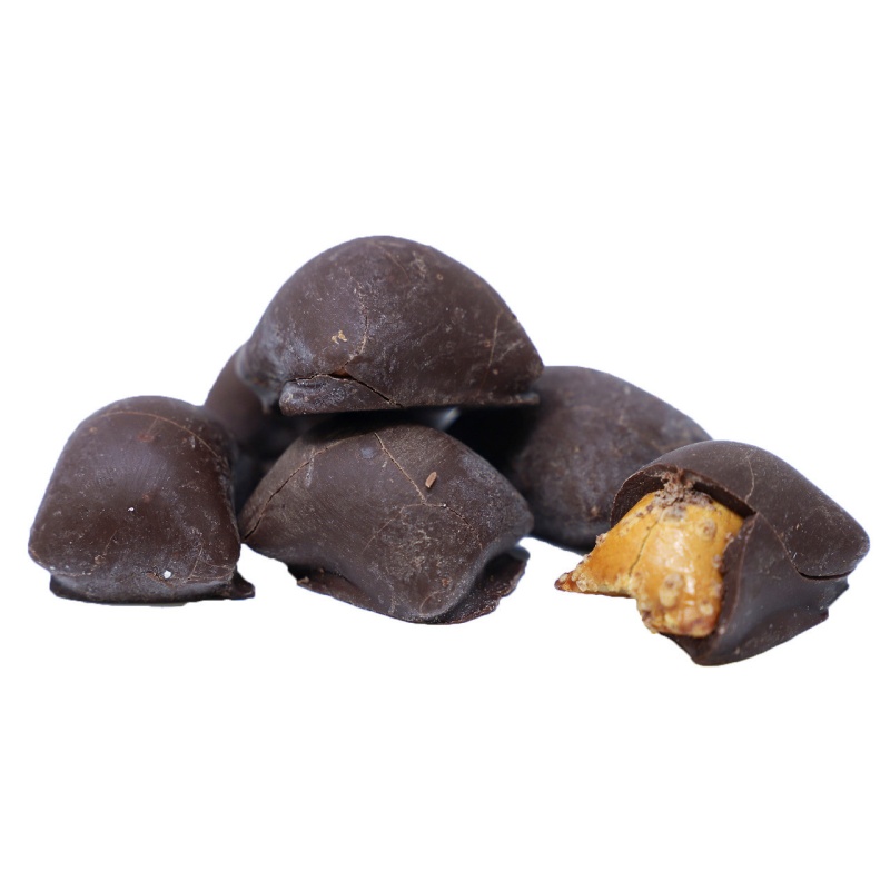 Dark Chocolate Peanut Butter Filled Pretzel Nuggets 15Lb