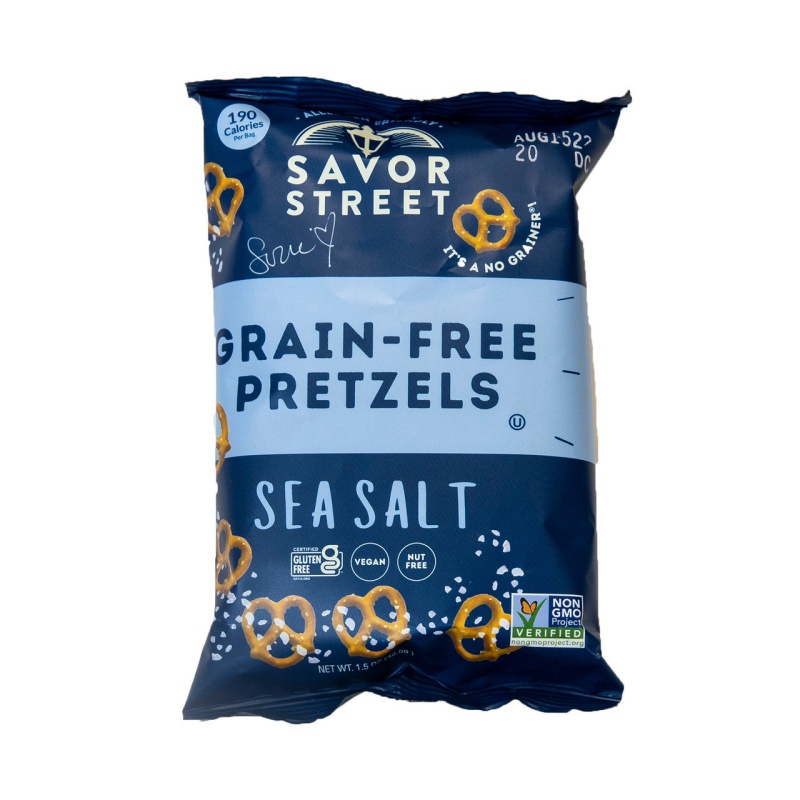 Grain Free Pretzels With Sea Salt 36/1.5Oz