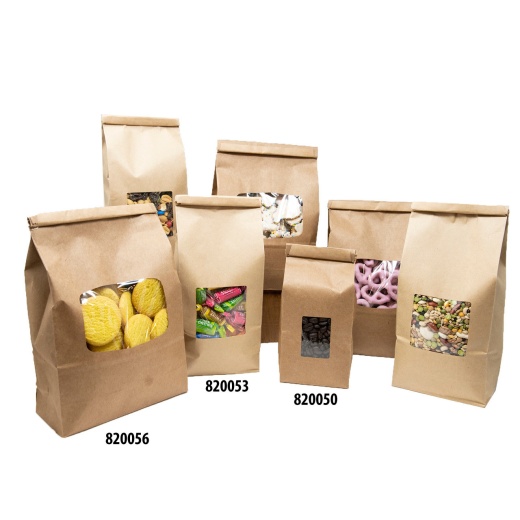 1/2Lb Bag W/Tin Tie & Window 100Ct