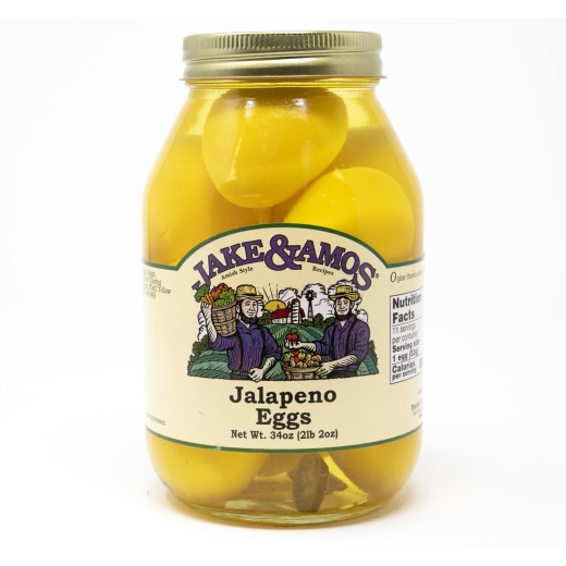 Jake & Amos® Jalapeno Eggs - Spicy Flavorful Snacking