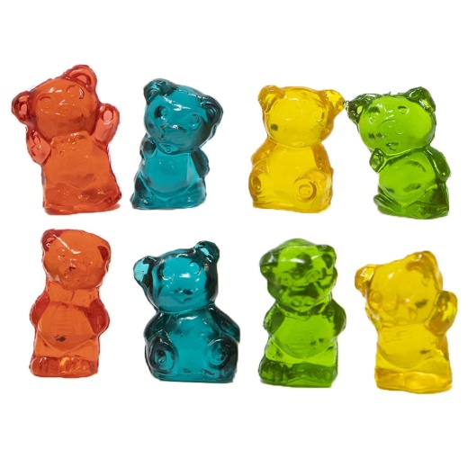 4D Gummy Bears - 6/2.2Lb