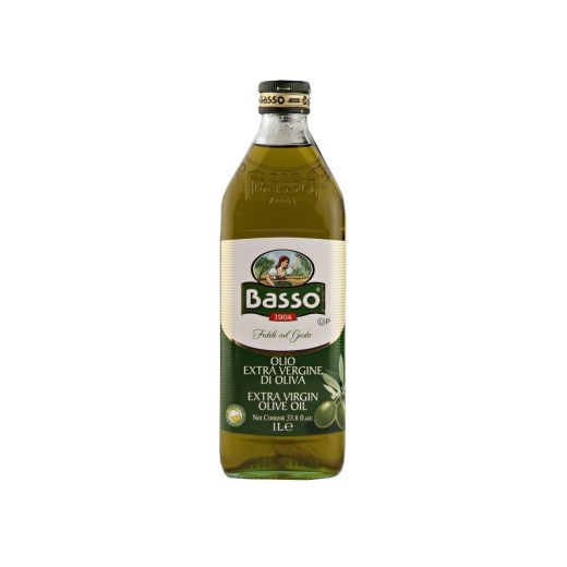 Basso Extra Virgin Olive Oil 12/33.8Oz - 100% Pure and Flavorful