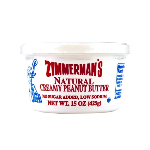 Zimmerman's Natural Peanut Butter 12/15Oz - Pure, Creamy Goodness