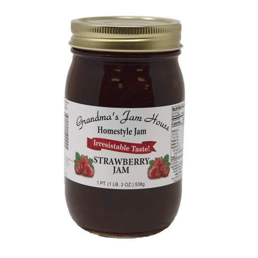 Grandma's Jam House Homestyle Strawberry Jam 12 oz