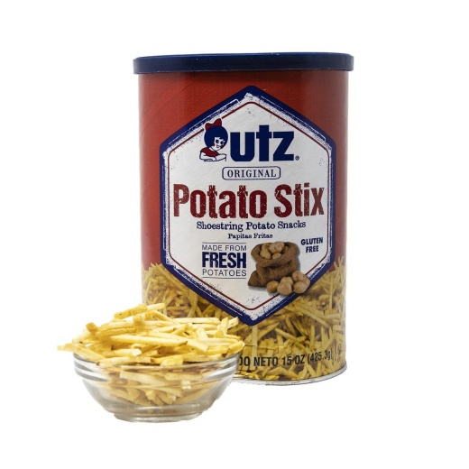 Utz Potato Stix 15 oz Canister - Crispy Snack Delight