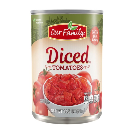 Diced Tomatoes 24/14.5Oz - Our Family®