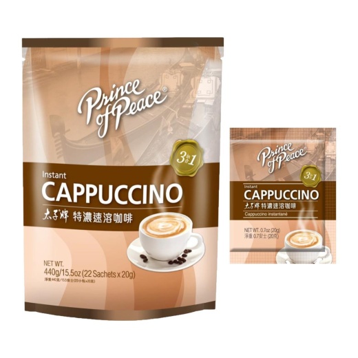 Prince of Peace Instant Cappuccino 6/22Ct