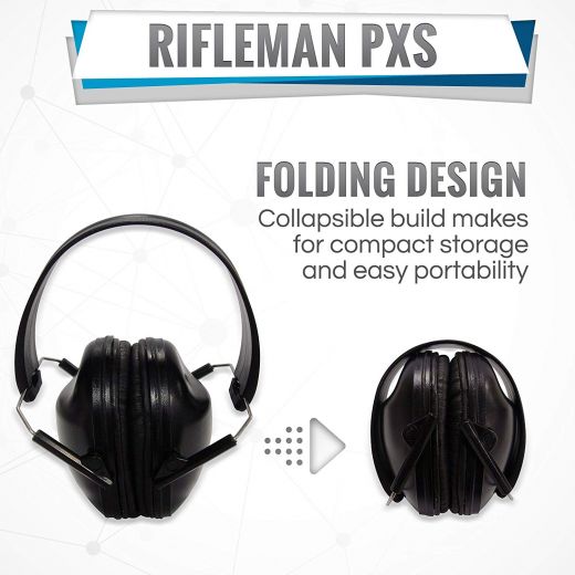 Rifleman PXS Ear Muffs - High-Quality Hearing Protection for Hunters and Shooters
