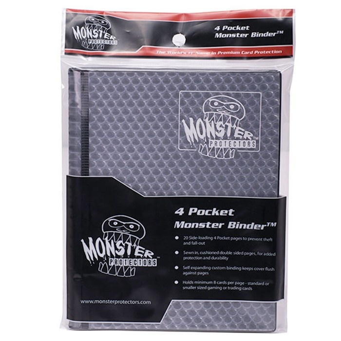 Binder: 4Pkt Monster Holofoil Bk