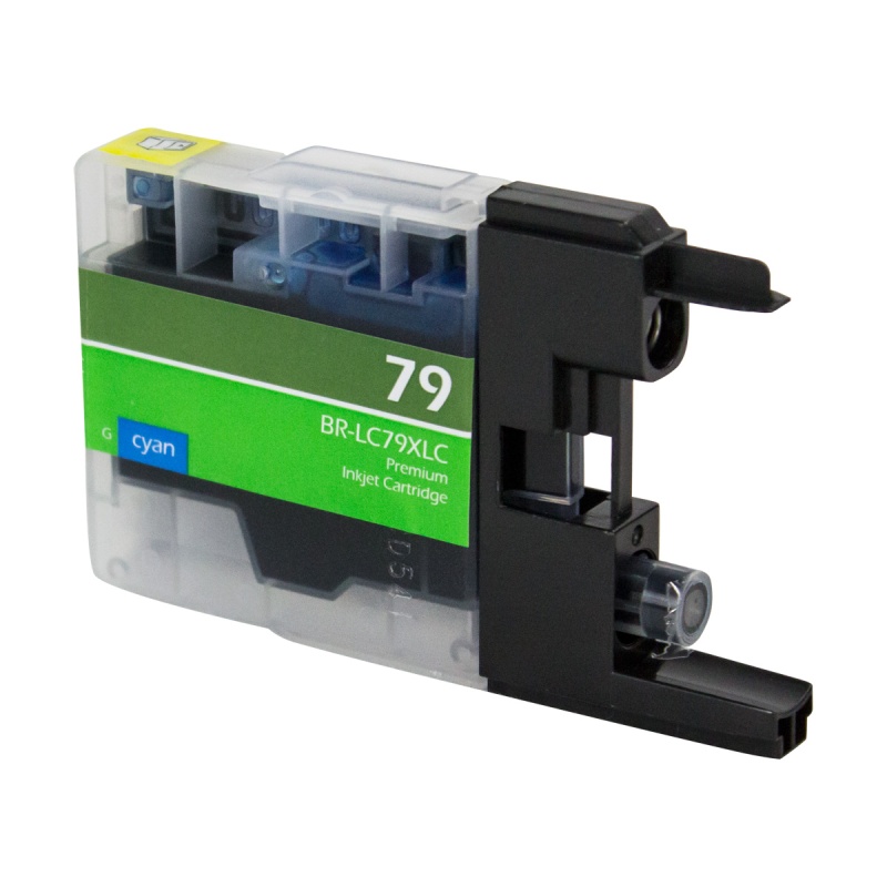 Brother OEM LC79XLC Compatible Inkjet Cartridge: Cyan, 1600 Yield