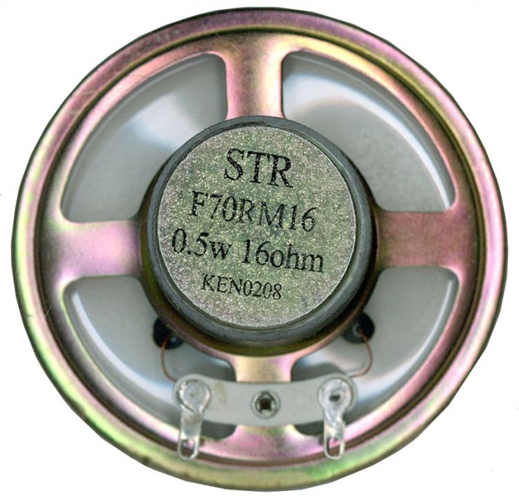 Str Speaker-70Mm-16 Ohms-Mylar. Used Primarily In The Model Te-Tt Speaker/Microphone Assembly