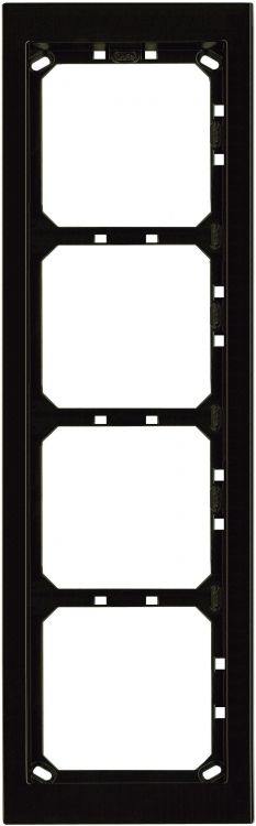 4Hx1w Module Panel Frame-Brown. Requires Upg4 Flush Box Or Apg4b Surface Box Includes 4 Mvrb Locking Strips