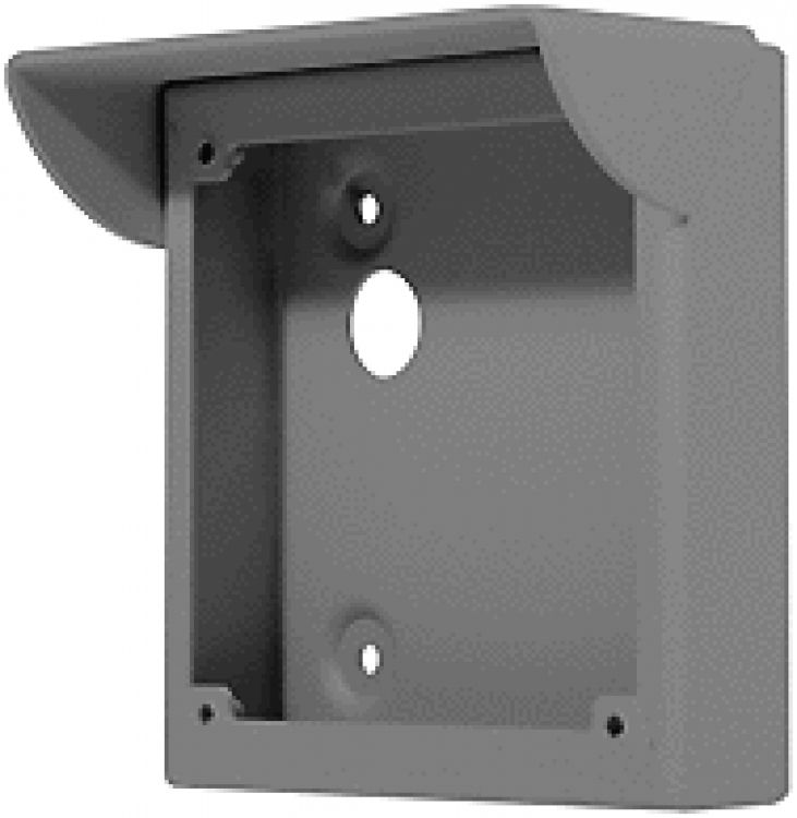 Surface Box+Rainshield-Graphit. For Villa Style Vandal- Resistant Panels (Graphite Color)