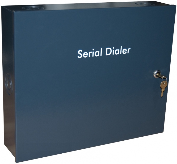 Gray Housing >> Sdact-2 Dialer. With Removable Door And Serial Dialer Screen