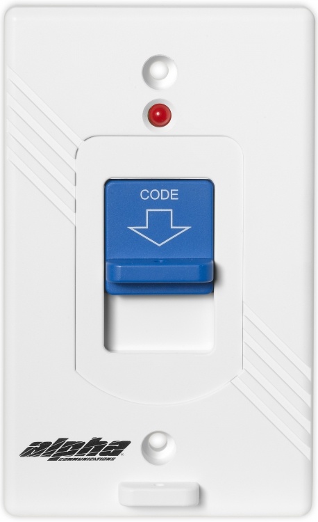 Code-Blue Pull/Push Station. Call Placed Led. Requires Single-Gang Electrical Box