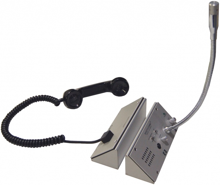 Counter Mnt Intercom-Hndst Rem. Comes With 18Vdc Plug-In Power Supply Unit With Customer Side Handset Station