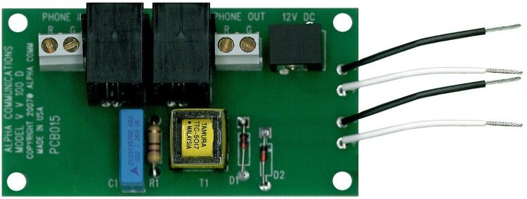 Input Board For Vvdtmf Board. Used With The #Vvdtmf Board Requires Ss12p (Or Equivalent) Power Supply