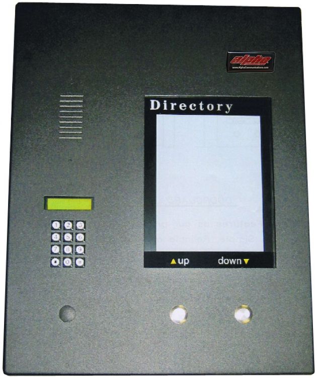 700 Name Tel-Entry Master-Surf. Includes 700 Name Directory Semi-Surface Mount Painted Steel Faceplate