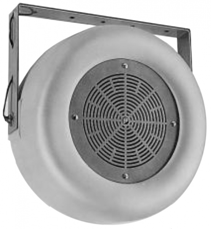 Outdoor Speaker-5W-8Ohm/25/70V. Charcoal And Gray Color