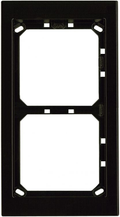 2Hx1w Module Panel Frame-Brown. Requires Upg2 Flush Box Or Apg2b Surface Box Includes 2 Mvrb Locking Strips