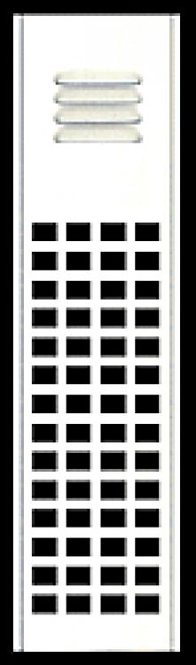 56 Button+Speaker Module--Alum. Req. Of190 -Or- Of190s Series Frame & Optional Oh190 Series Flush Housing & Am190d Direct