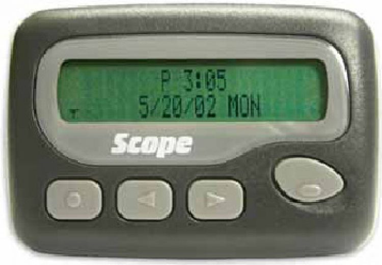 Alphanumeric Pager-2 Line Disp. Used With Nc300/Tc400 Systems 2 Line Alphanumeric Display Belt Clip Included--457.550Mhz