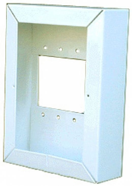 Surface Back Box - White Enamel for Surface Mount Intercom Remote Stations