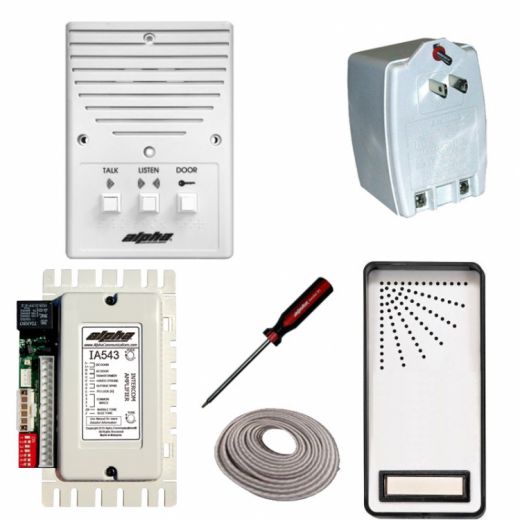 1-Unit Entry Intercom Kit+Wire